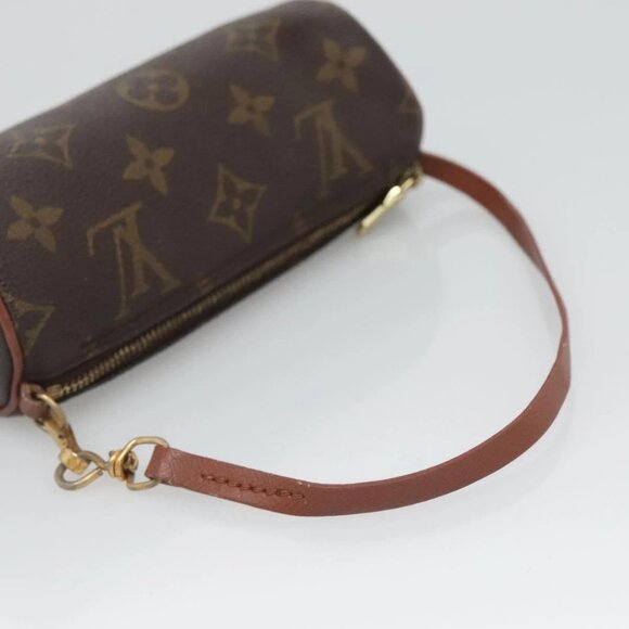 LOUIS VUITTON Monogram Papillon Pouch LV Auth SW860 - Picture 7 of 16